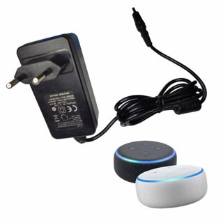 Fonte Para Alexa 3 Echo Dot 3rd Geração - Bivolt ( Cabo De Força / Cabo De Energia / Carregador ) - R2598 em Oferta na Shopee