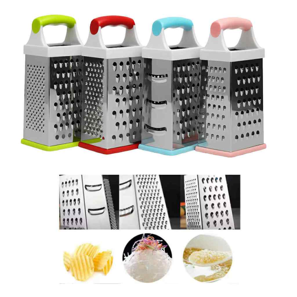 Ralador 4 em 1 Inox com Cabo Anatômico 20cm - ALTA QUALIDADE MR107