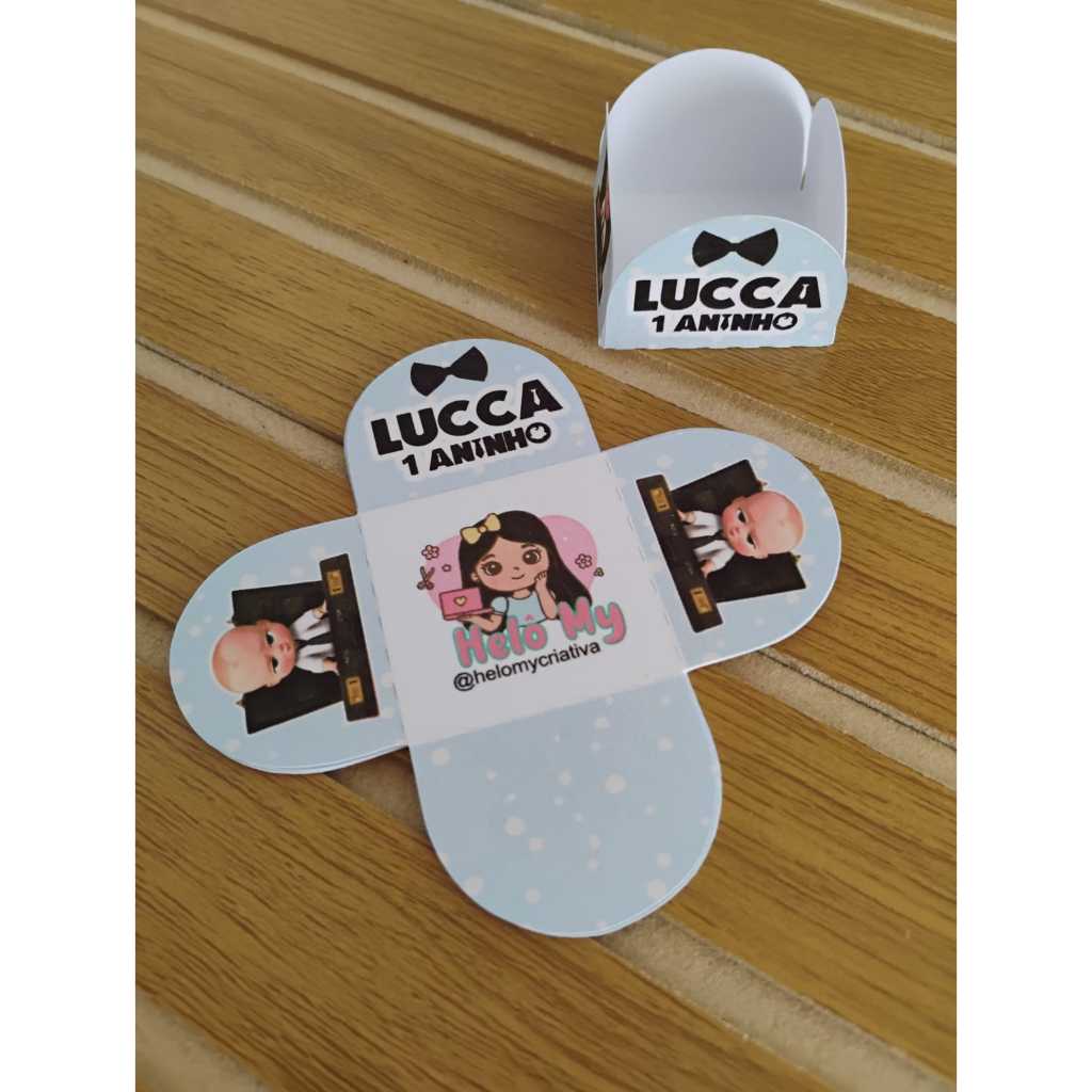 Forminhas para doces Personalizadas Poderoso Chefinho - Festa de aniversário - Lembrancinha
