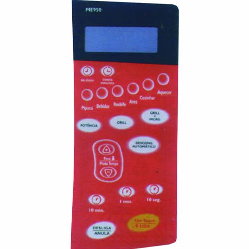 Membrana Para Microondas Eletrolux Me 950 Vermelha