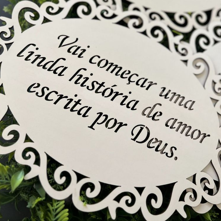 Placa Casamento Entrada Da Noiva Pajem Daminha Personalizada Com Frases em MDF Branco Resistente em Oferta na Shopee