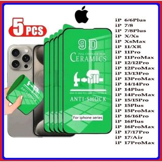 Kit Película Cerâmica 9D 3D iPhone Gel Hidrogel Flexível XR 11 12 13 14 PRO MAX 15,16 17 …
