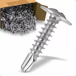 200 Parafusos Auto Brocante 4,2x19 Phillips Inox 410 Flangeado – Resistência Anticorrosivo Metal