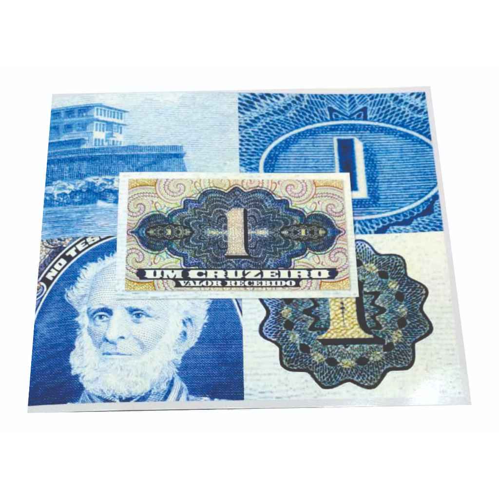 Folder Para Cédula De 1 Cruzeiro - Organizer - com a cédula