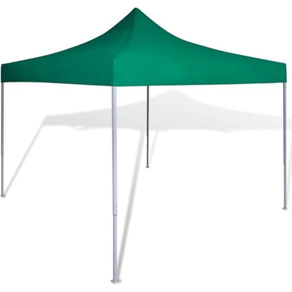 Tenda Sanfonada 3x3 Gazebo Articulada Verde resistente camping feira jardim praia promoção