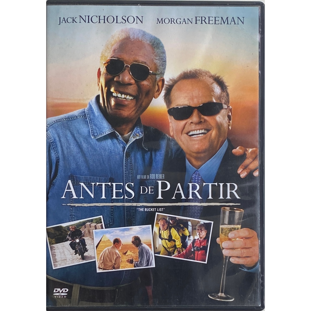DVD - Antes De Partir Com Jack Nicholson e Morgan Freeman - Original