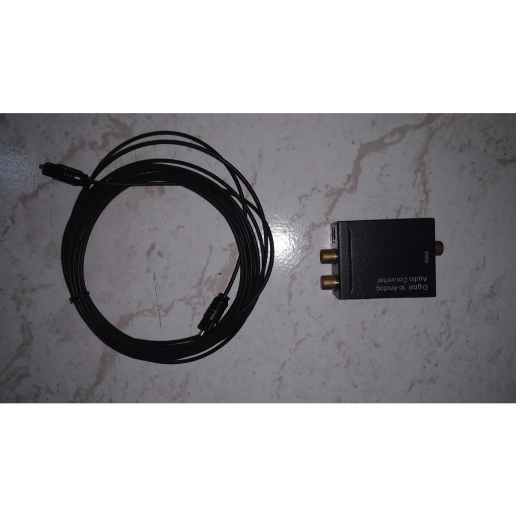 Conversor De Áudio Digital Otico Para Audio Analogico