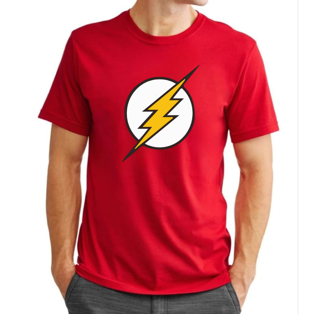 Camiseta Unissex Estampada The Flash Heróis DC Comics 100% em Algodão Premium – Liga da Justiça em Oferta na Shopee