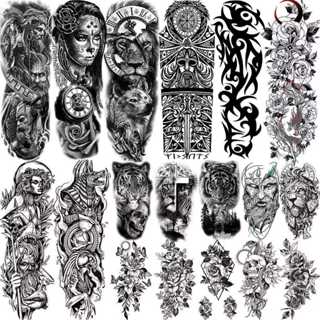 Kit 2 Tattoo Fake a Prova D'água Unisex Realistas 3D Festa Social Verão Praia Unisex-Tatuagem Temporária em Oferta na Shopee