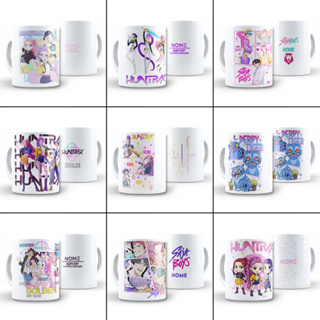 Caneca Guerreiras do K-POP Demon Hunters Personalizada Com Nome v1 - Huntrix - Saja Boys em Oferta na Shopee