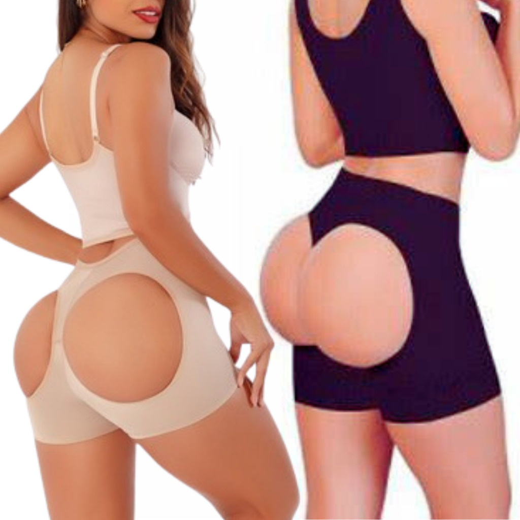 kit 2 short modelador.empina bum bum.zero barriga.power fitness.shorts levanta bumbum.short cos alto