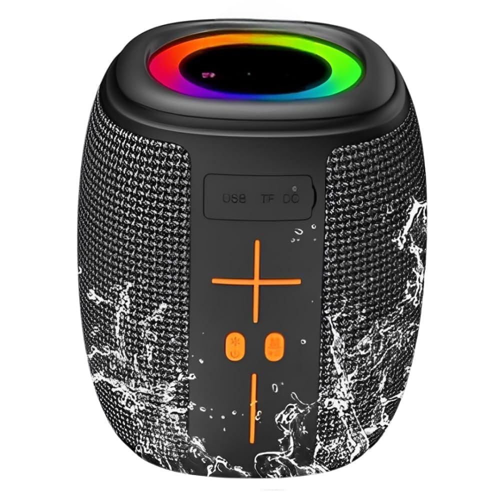 Caixa de Som Portátil Bluetooth 50W - KAPBOM KA-8596 com Luz RGB e TWS  potente som alto e limpo presente de natal promo em Oferta na Shopee