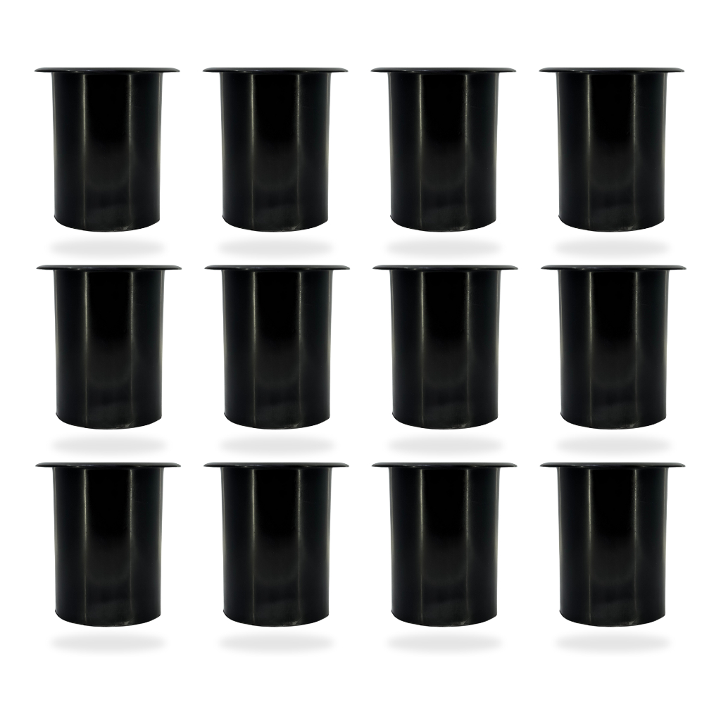 Kit 12 Aero Duto 3” PRETO em Oferta na Shopee