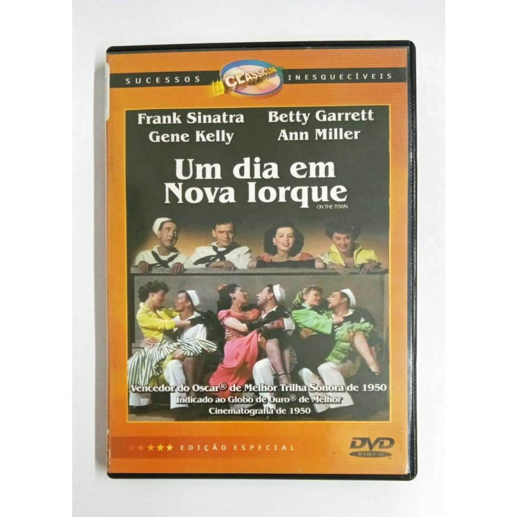 DVD Um dia em Nova Iorque Frank Sinatra clássico original cxa