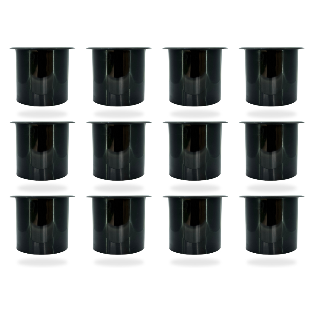 Kit 12 Aero Duto 4” PRETO em Oferta na Shopee