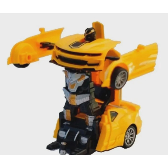 Brinquedo Carrinho de Controle Remoto Vira Robô (Transformers