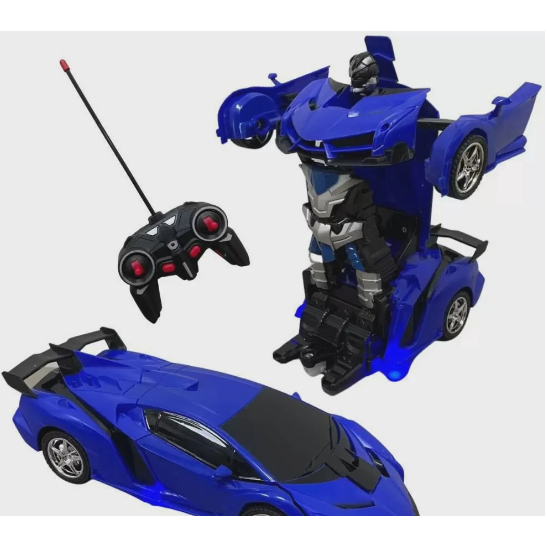 Brinquedo Carrinho de Controle Remoto Vira Robô (Transformers)