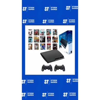 PS3 DESBLOQUEADO C/+de 20k JOGOS+2 CONTROLES em Oferta na Shopee