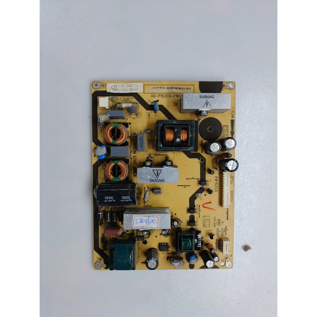 placa da fonte tv toshiba 32rv800 /40-p152c0-pwg1xg