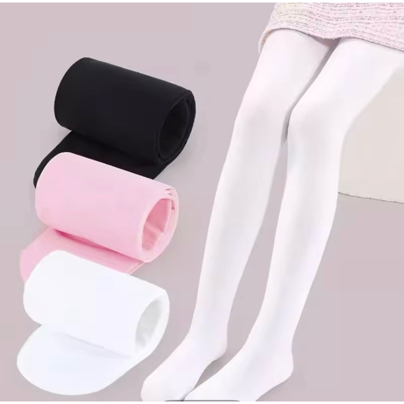 Meia Ballet Infantil Kit até 3 - Meia Calça Branca Moda em Oferta na Shopee