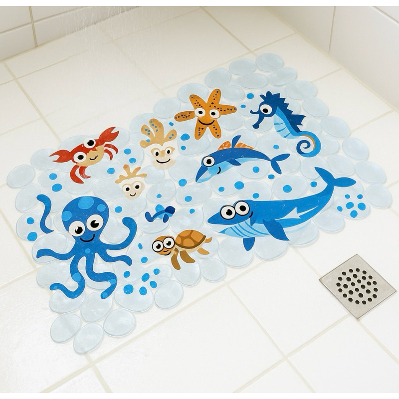 Tapete Chuveiro Box Infantil Antiderrapante Estampas