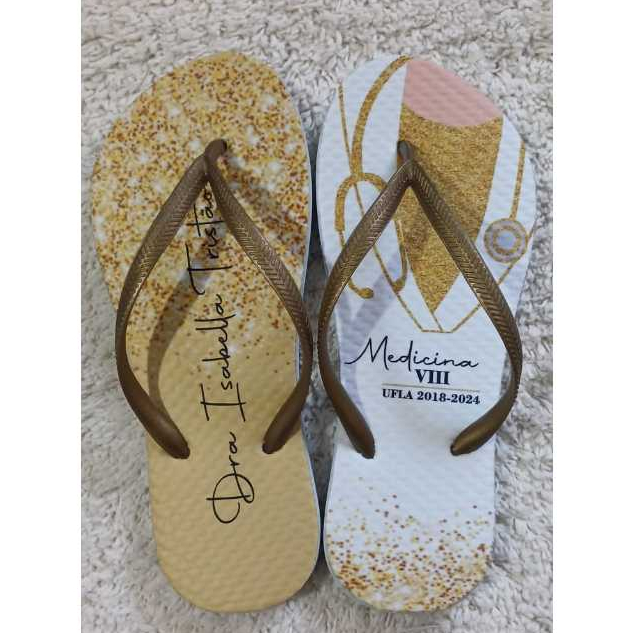 CHINELO PERSONALIZADO KIT 40 PARES MARCA ANALÊ BRINDES ,CASAMENTO,FORMATURA,15ANOS, ANIVERSARIO
