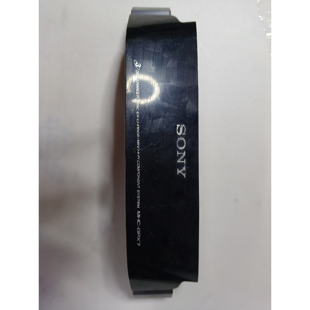 acabamento da badeja do cd som sony mhc-gpx7