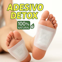 Kit 10/20/30/40/50/100 Adesivos Detox Para Pés Eliminador de Odor Impurezas Toxinas 100% Natural Original