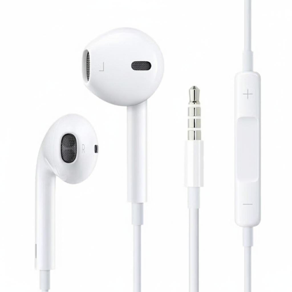 Fone de ouvido com Fio e Microfone Graves Potentes para todos Celulares