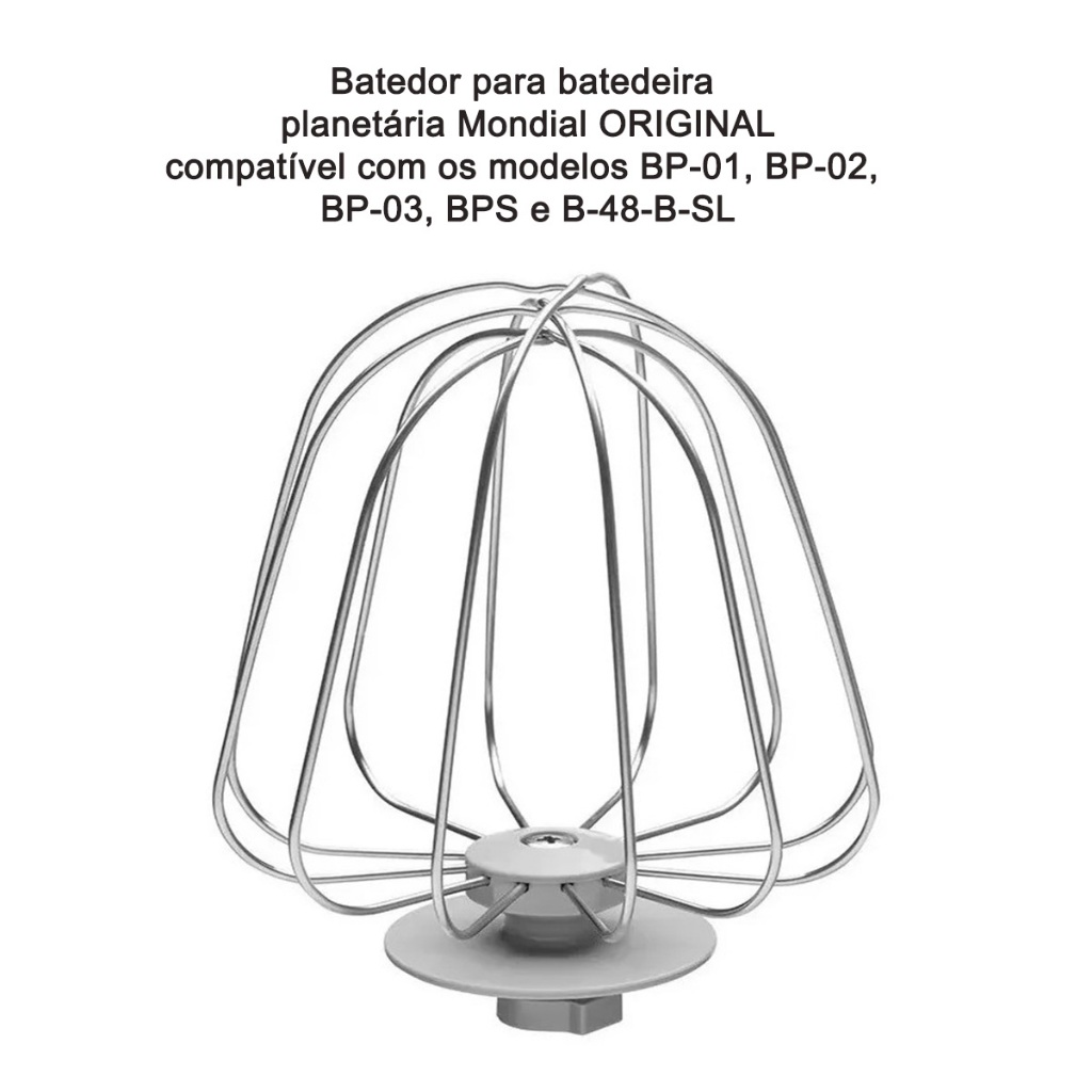 BATEDOR GLOBO  MASSA LEVE PARA BATEDEIRA PLANETARIA MONDIAL ORIGINAL