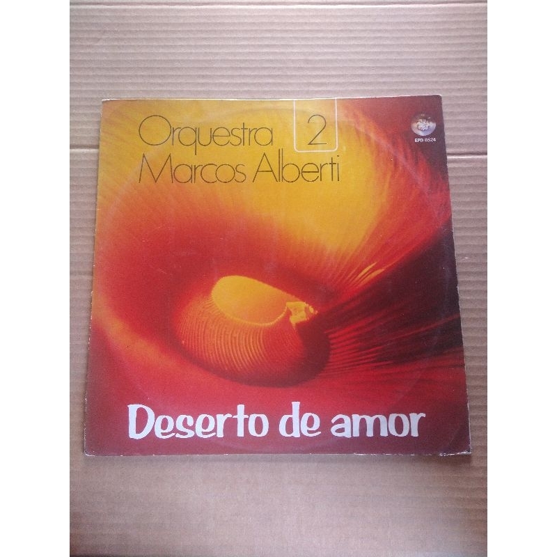 LP Orquestra Marcos Alberti - Deserto de amor  1980  GOSPEL