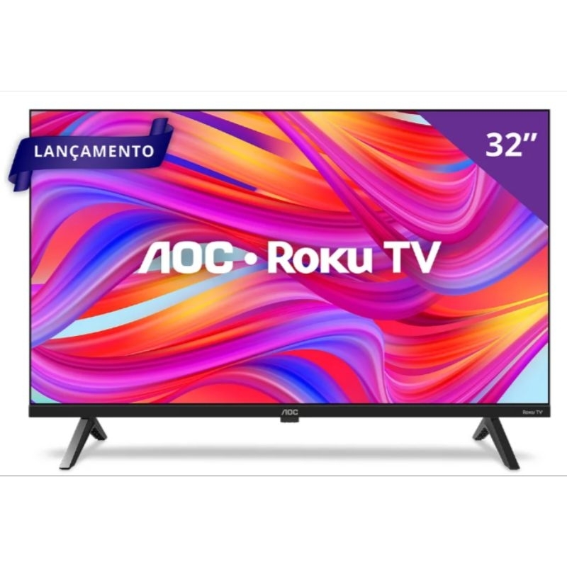 Smart Tv 32 Hd AOC Tv 32s5045/78g HDMI 1 USB WiFi Roku