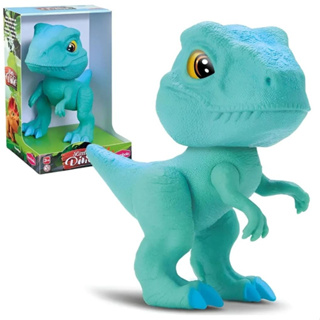 Boneco Dino Velociraptor Grande Em Vinil Macio Dinossauro Jurassic - Bambola - em Oferta na Shopee