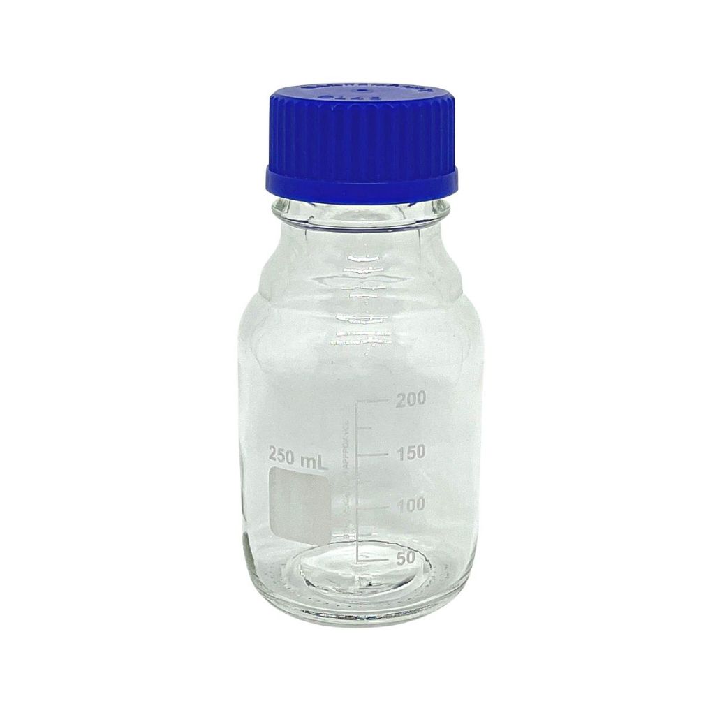 Frasco Reagente Vidro Boro 3.3 com Tampa Rosca - 250ml