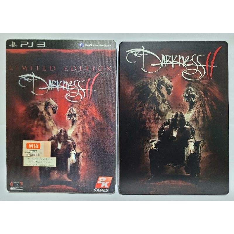 Darkness 2 Limited Edition, jogo original de ps3, steelbook e luva