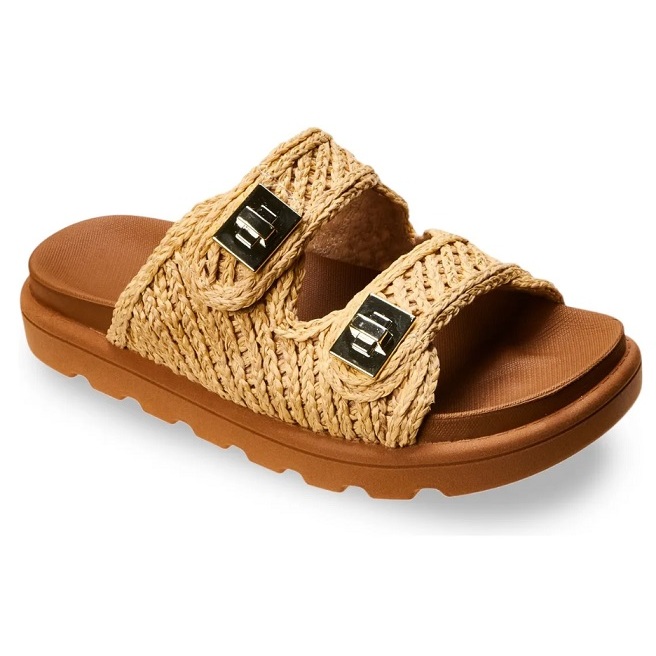 Sandália-Chinelo-Birken-Papete feminina-Vizzano-Casual-Trançada-com fivela-ajuste velcro-anatômica-6510.119
