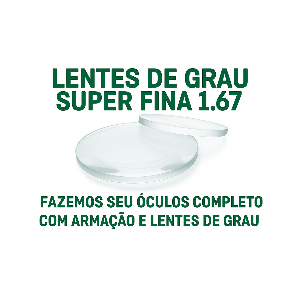 Par Lentes grau forte para grau óculos alto índice miopia hipermetropia astigmatismo lente com grau