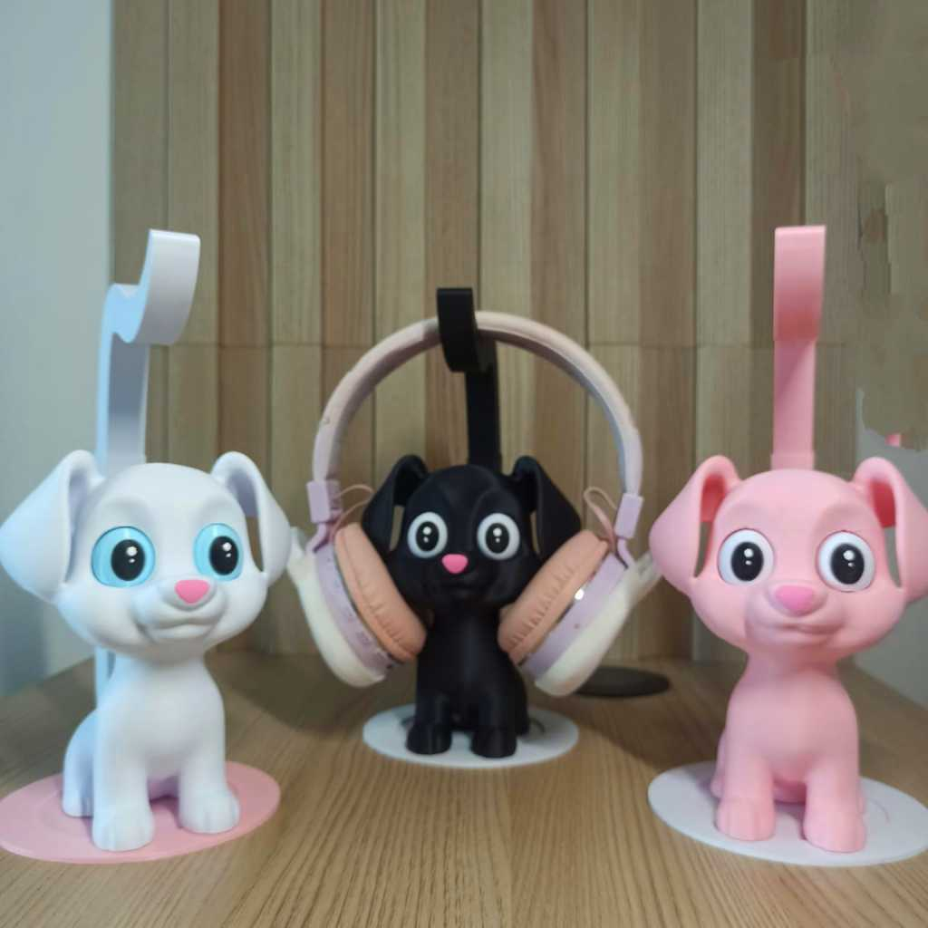 Suporte para Fone de ouvidos Cachorrinho - Headset - Modelo compatível com Headset