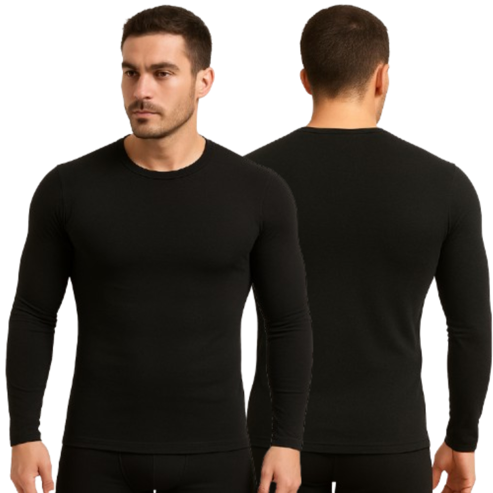 Camisa Térmica Masculina Manga Longa Proteção UV Academia Corrida Esportiva Segunda Pele Ajustável