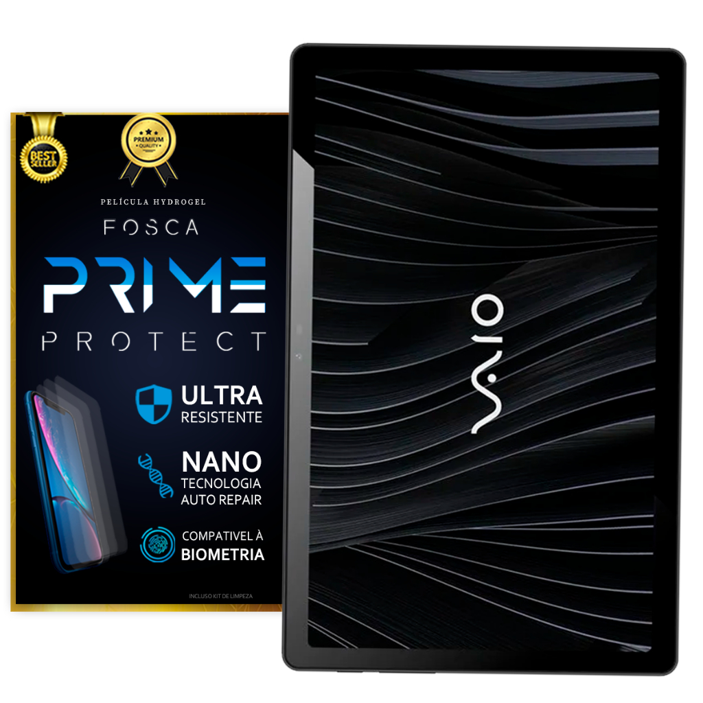 Película Premium Hidrogel Tablet Vaio TL10 Transparente ou Fosca
