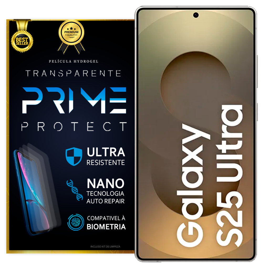Película de Hidrogel LANÇAMENTO Galaxy S25 Ultra Transparente/Fosca Frontal em Oferta na Shopee