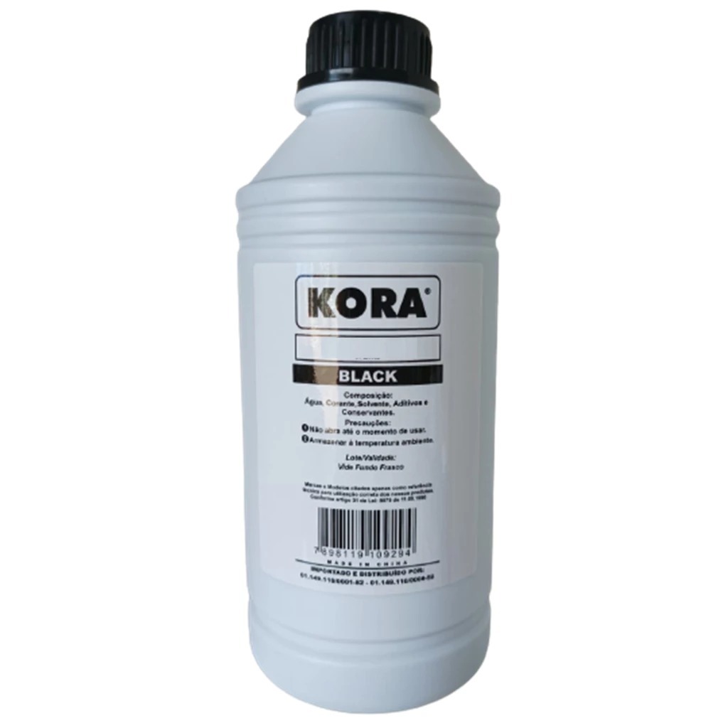 Tinta Compatível Corante Impressora 1 litro L355 L375 L395 L495 L3110 L3150 L3250 L4150 L4160 - KORA