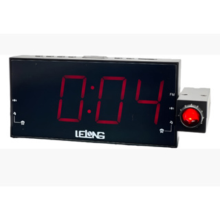 Radio Relógio Despertador Digital Lelong Le-672 Fm USB Relógio de Mesa Rack Led Luz Vermelho Casa em Oferta na Shopee