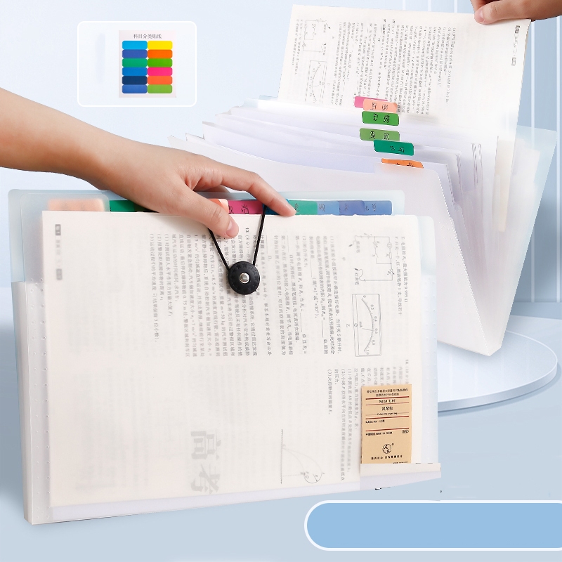 Pasta Arquivo E Documentos Divisórias Grande Escritório Trabalho Organização Sanfonada Impermeável