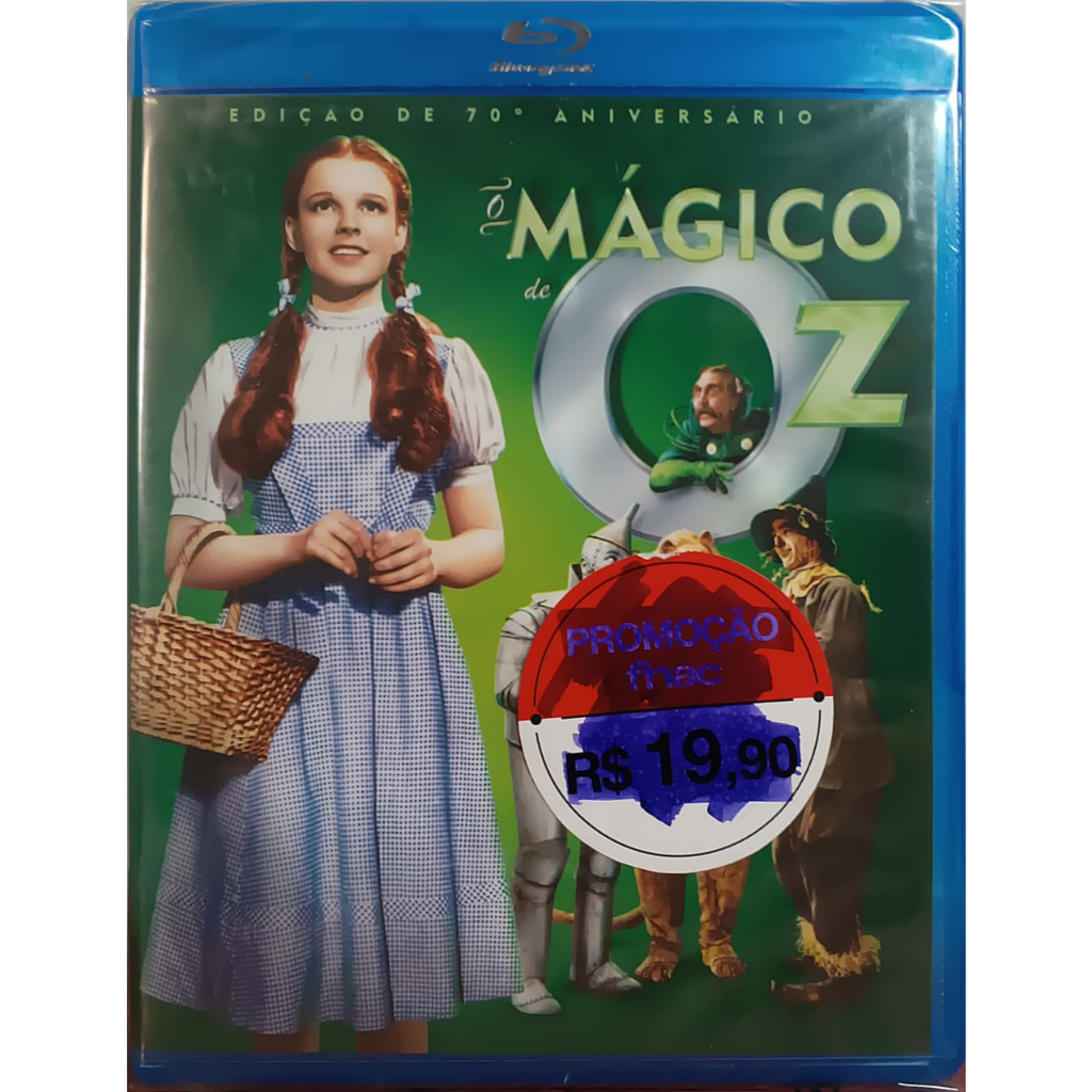 Blu-Ray Disc - O Mágico de Oz Edição de 70º Aniversário (Lacrado)
