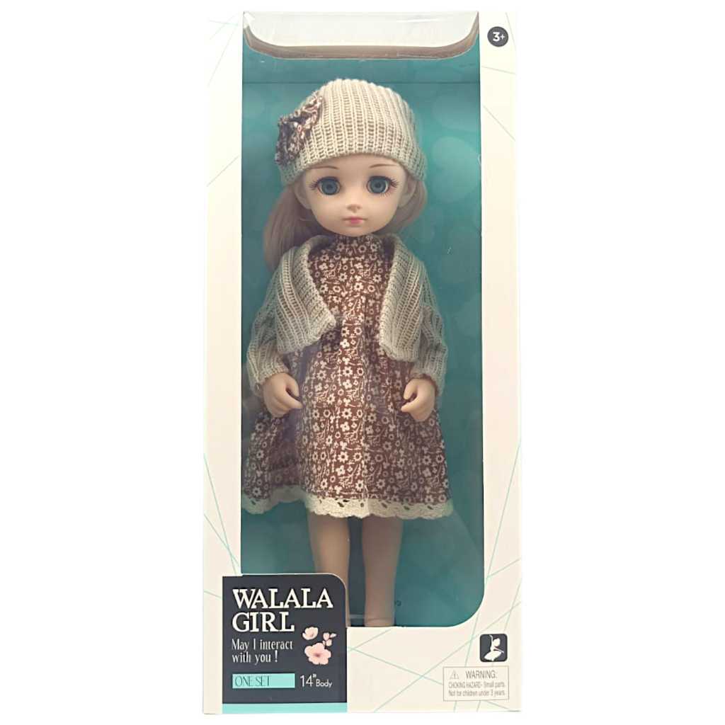 Boneca Walala Girl 35cm com Roupas Estilosas Infantil - Toys Import J24270 em Oferta na Shopee