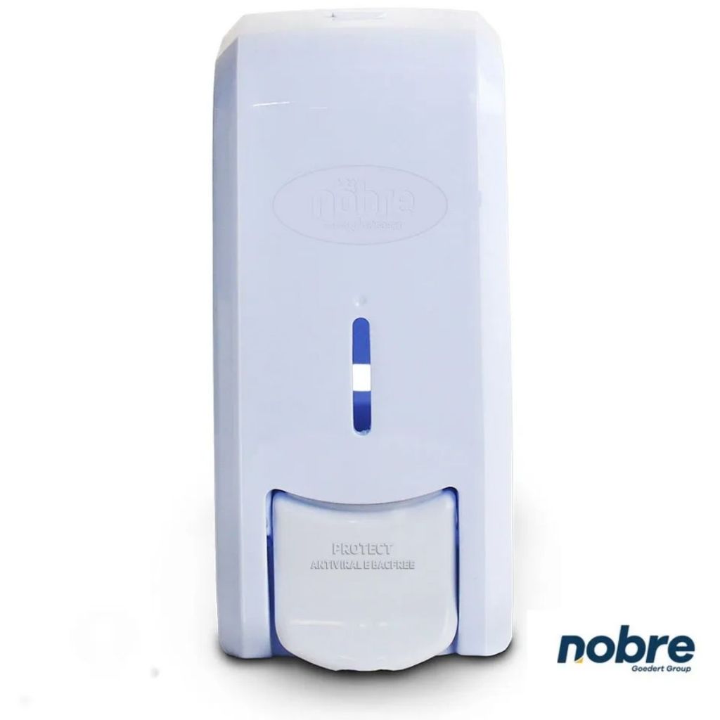 Dispenser De Sabonete Liquido 800 ml Nobre New Classic Válvula XPro + Tecla Antivírus + Economia