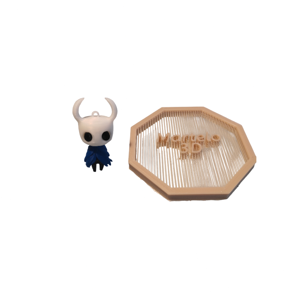 Chaveiro Hollow Knight The Knight Impressão 3D Colecionável Gamer Geek | Kit com 2 unidades