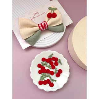 Aplique cereja bordada tam 25 mm 10 pçs em Oferta na Shopee
