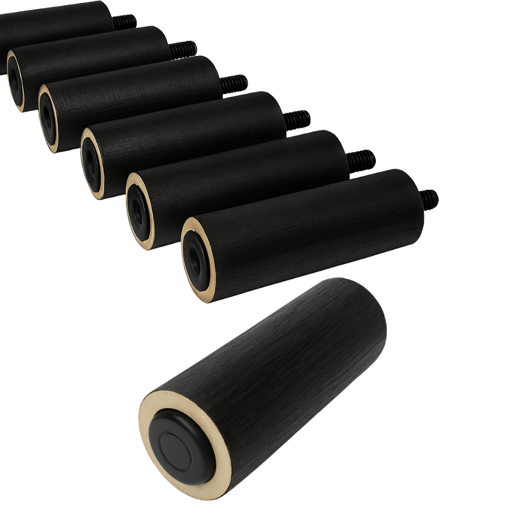 pé de madeira para cama box - solteiro casal King Queen - rosca 5/16 ( universal ) 11,5 cm